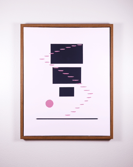 Night Fall | Original Framed Painting – Empty Chair Series by Brooks Tipton