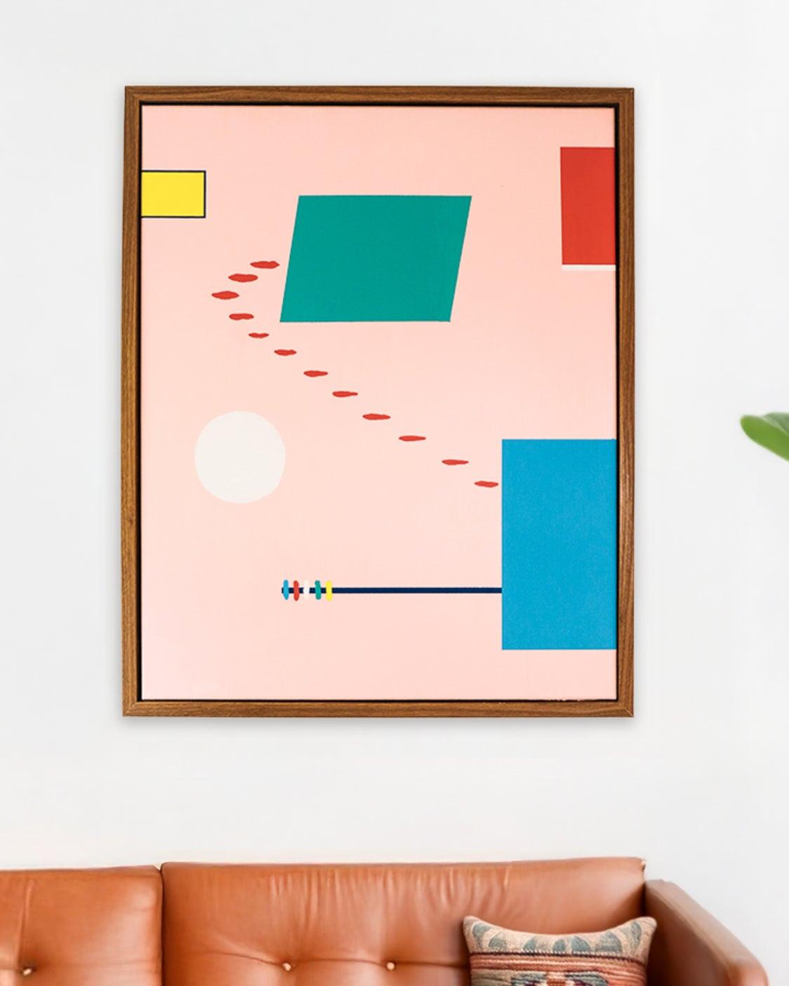 Sunset Cloud Original Framed Painting – by Brooks Tipton