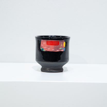 Ceramic Cup | Pink and Black | Viva Gallery Collaboration