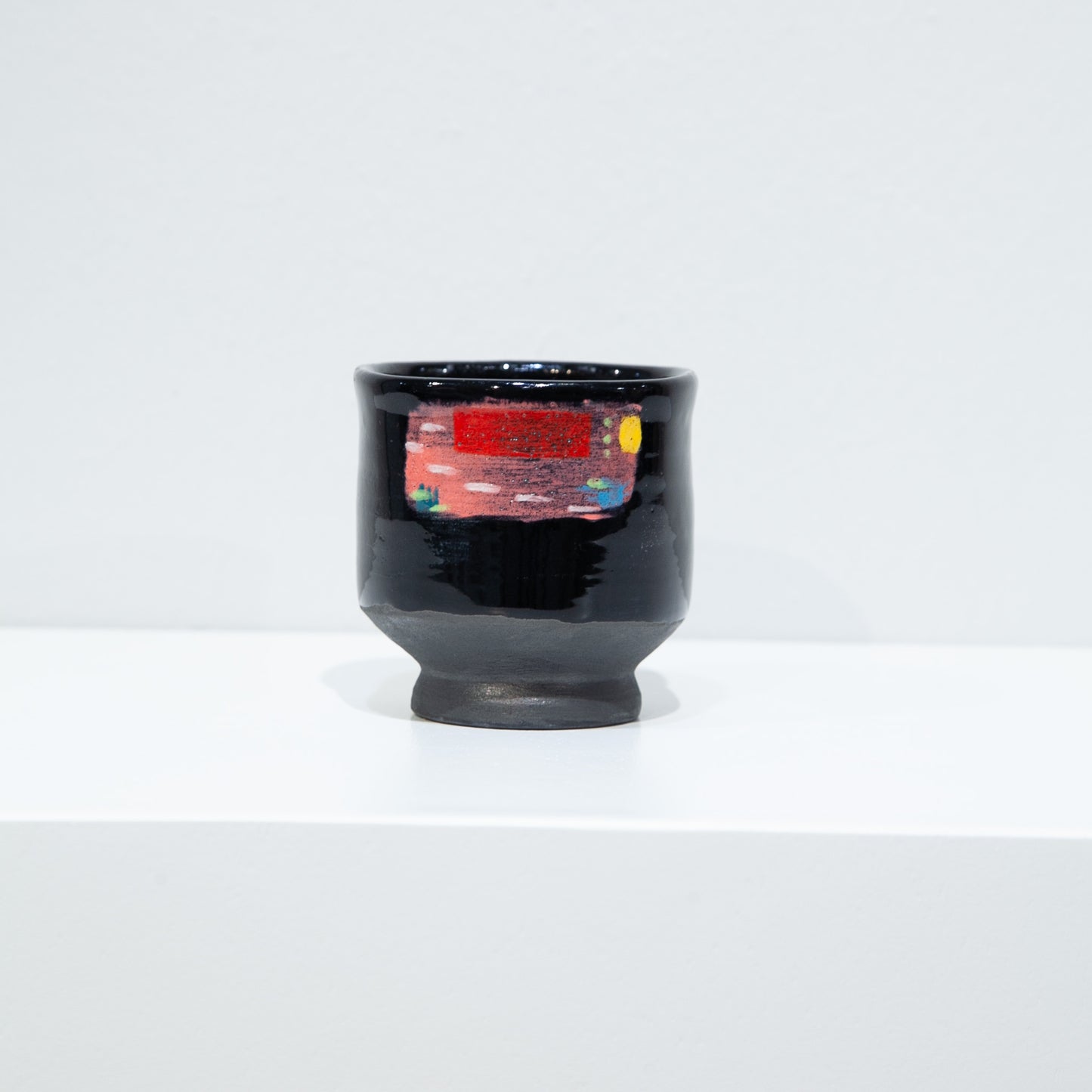 Ceramic Cup | Pink and Black | Viva Gallery Collaboration