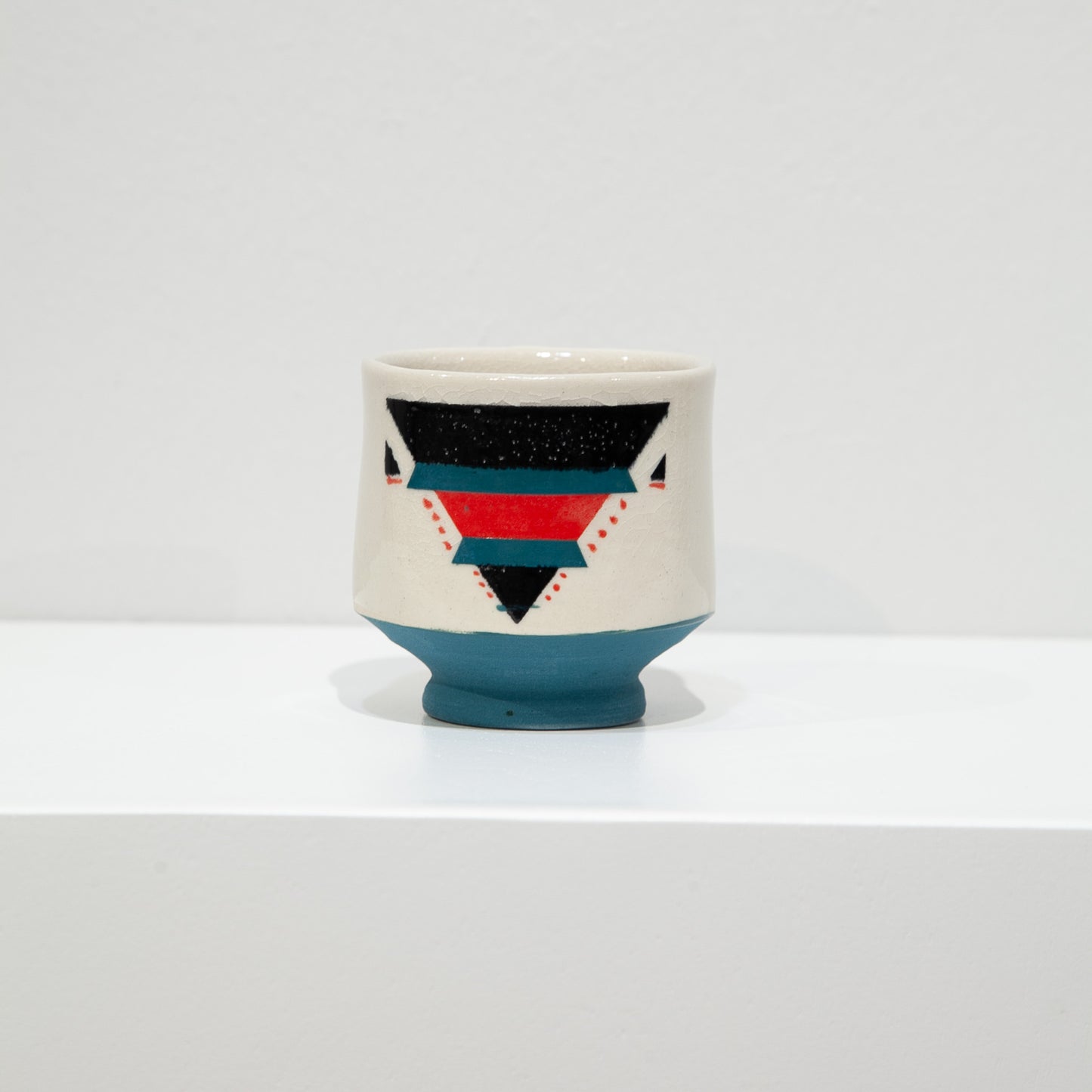 Ceramic Cup | Blue and Pink | Viva Gallery Collaboration