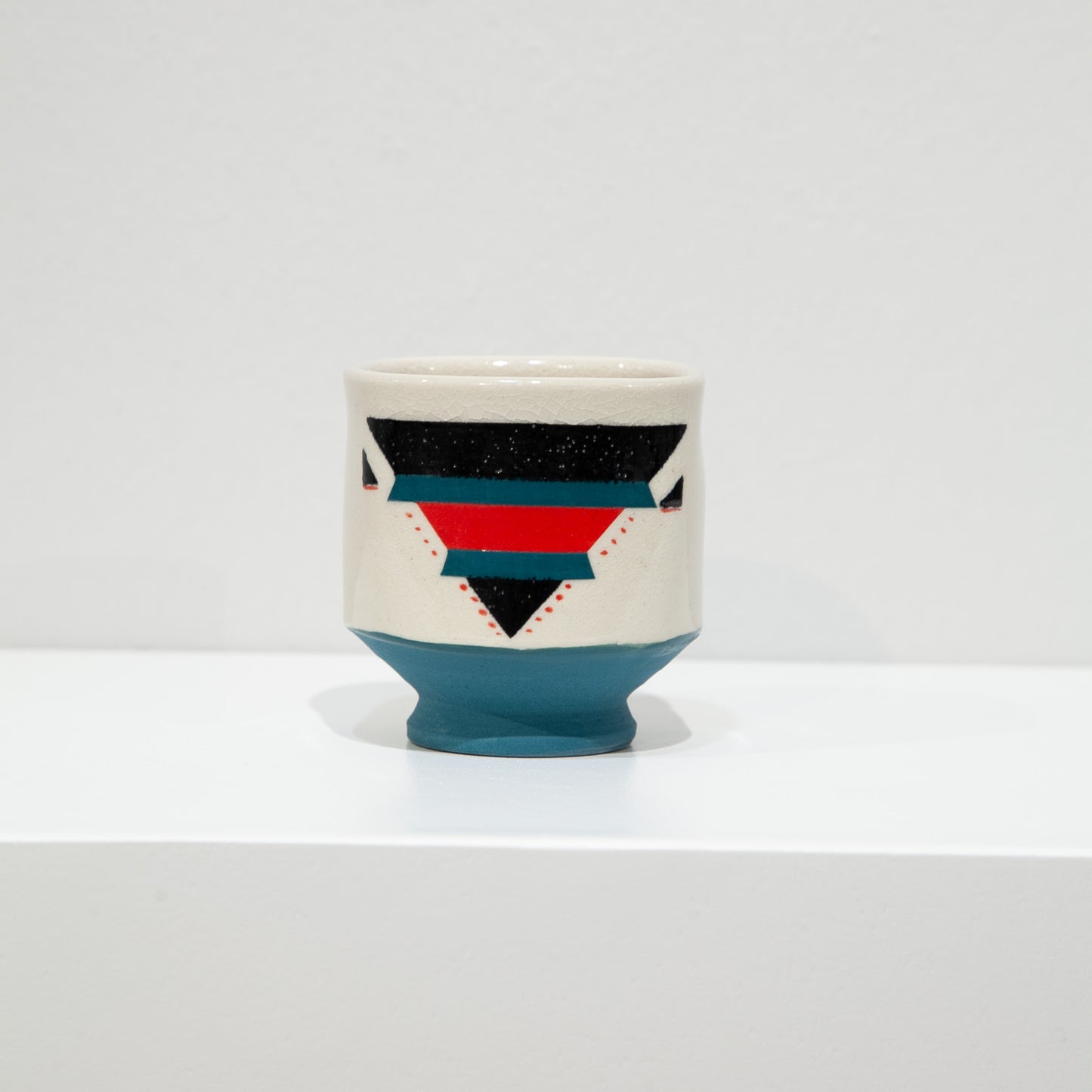 Ceramic Cup | Blue and Pink | Viva Gallery Collaboration