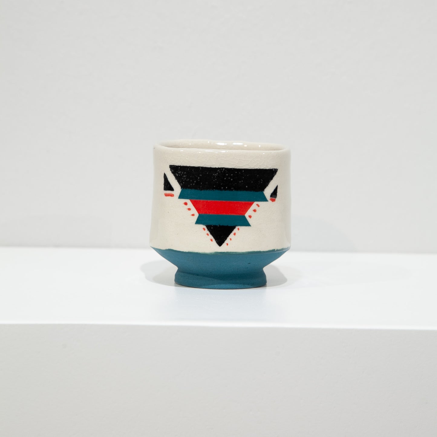 Ceramic Cup | Blue and Pink | Viva Gallery Collaboration