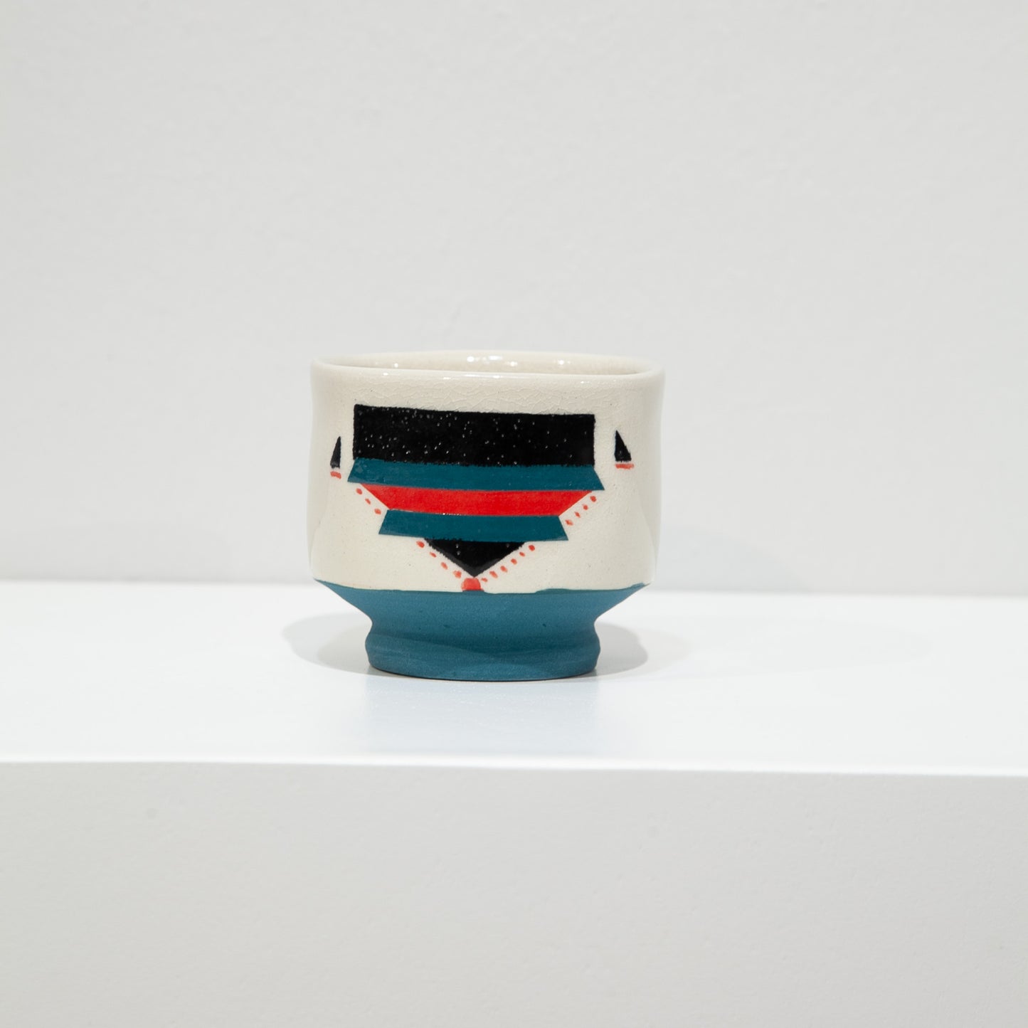 Ceramic Cup | Blue and Pink | Viva Gallery Collaboration