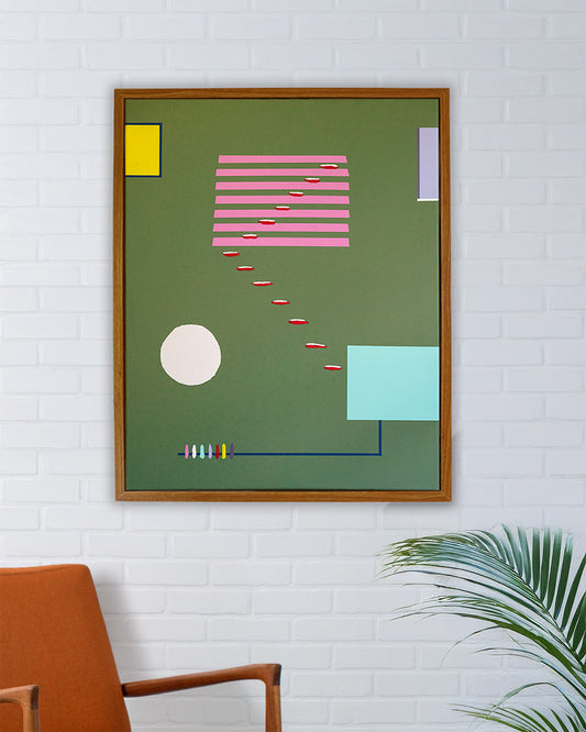 Conversation Pit_Brooks Tipton Artwork_Empty Chair Series
