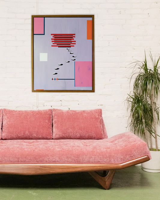 Eastern Pasque No.1 | Original Framed Painting – by Brooks Tipton - Brooks Tipton Art 