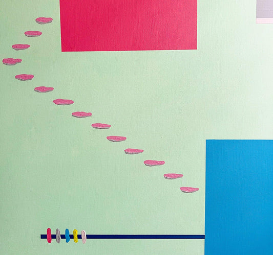 Mint Green No.1 | Original Framed Painting – by Brooks Tipton - Brooks Tipton Art 