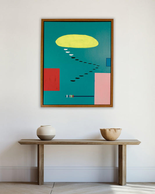 Wavelite No.1 | Original Framed Painting – by Brooks Tipton - Brooks Tipton Art 