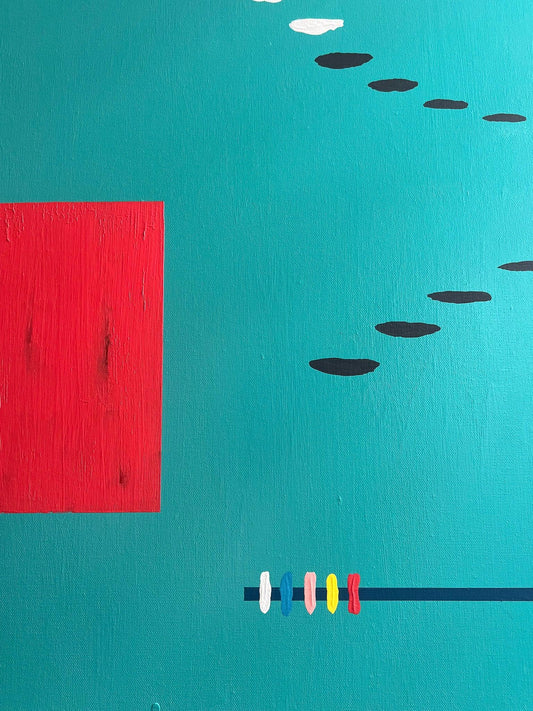 Wavelite No.1 | Original Framed Painting – by Brooks Tipton - Brooks Tipton Art 